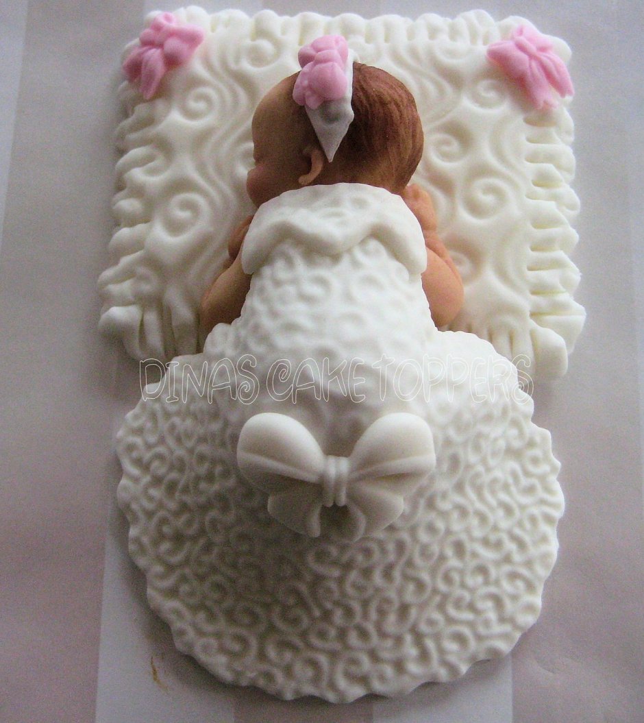 Торт для новорожденной девочки кремовый