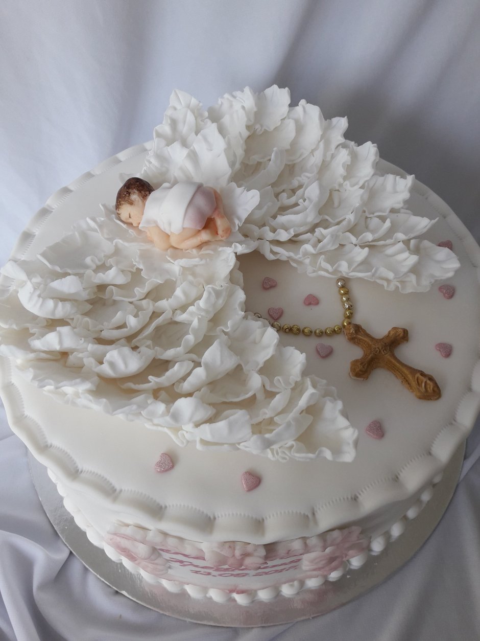 Таинство крещения Алисы торт