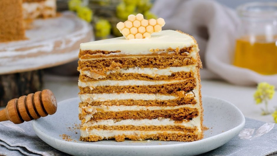Медовый торт "Пчелкин дом"