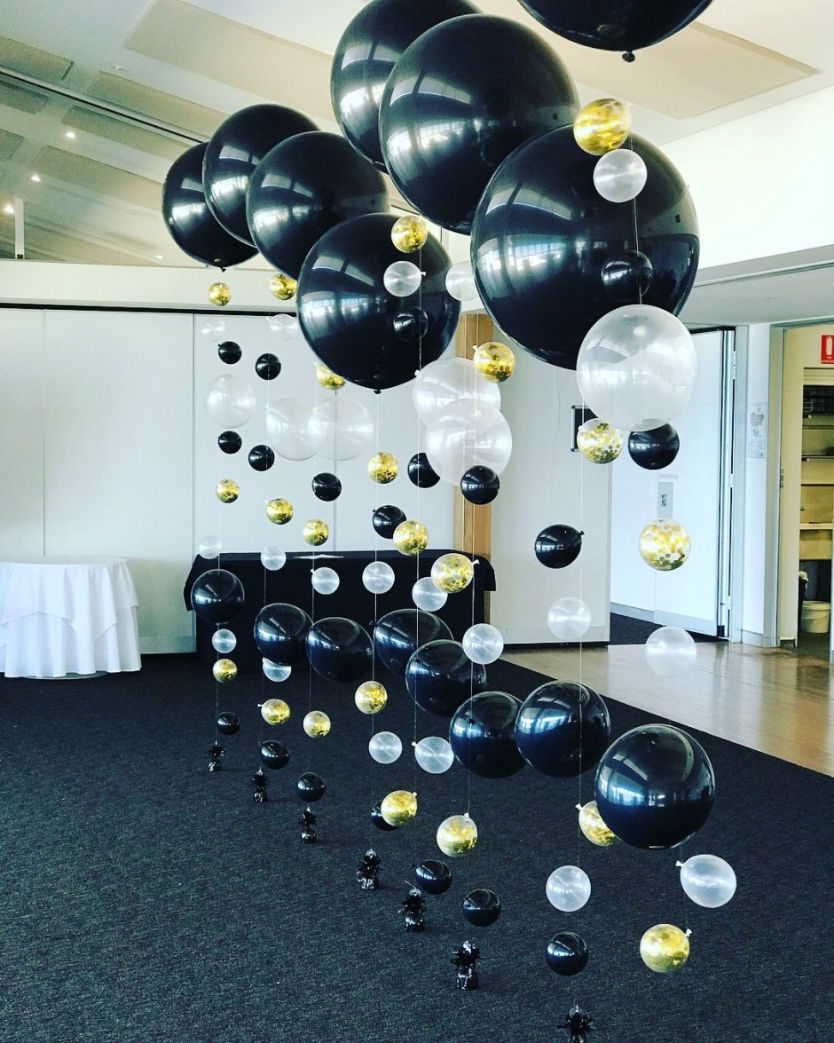 Декор помещения шарами