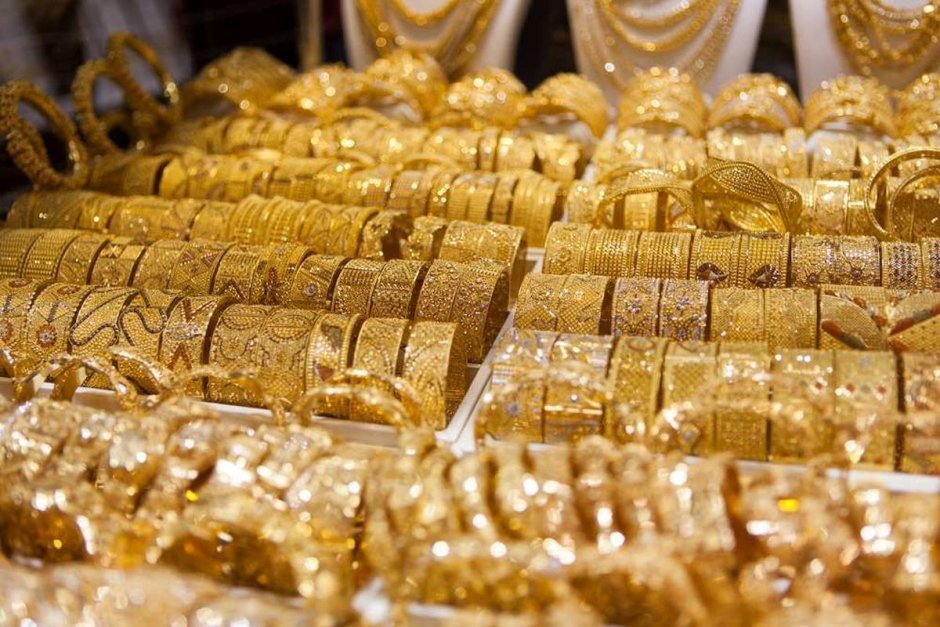 Золотые украшения в Абу Даби