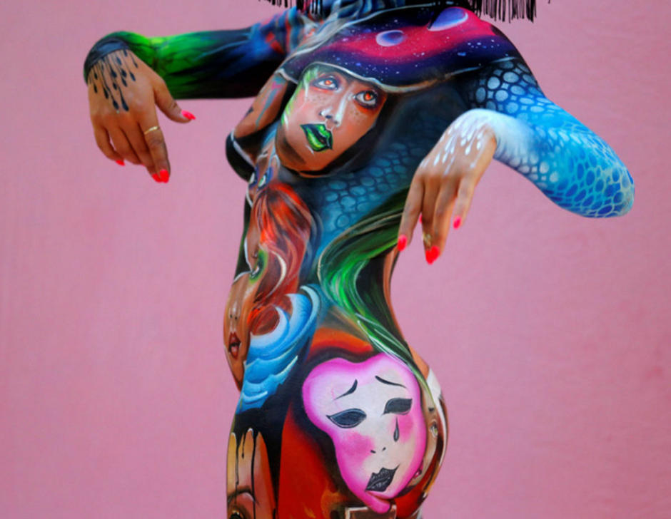 Aylen Альварес body Art