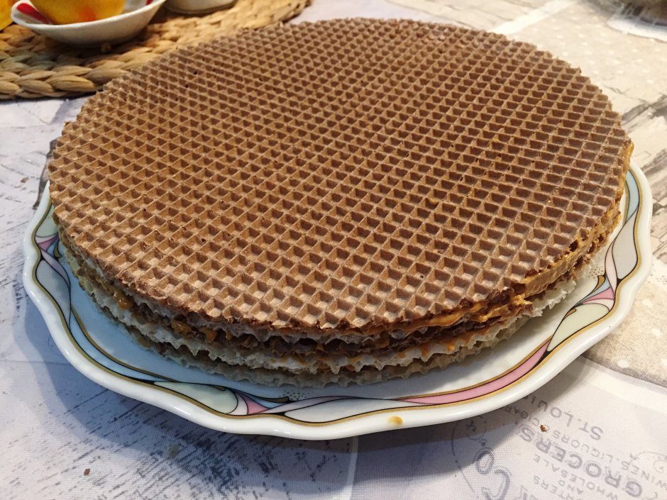 Шоколадно-вафельный торт СССР