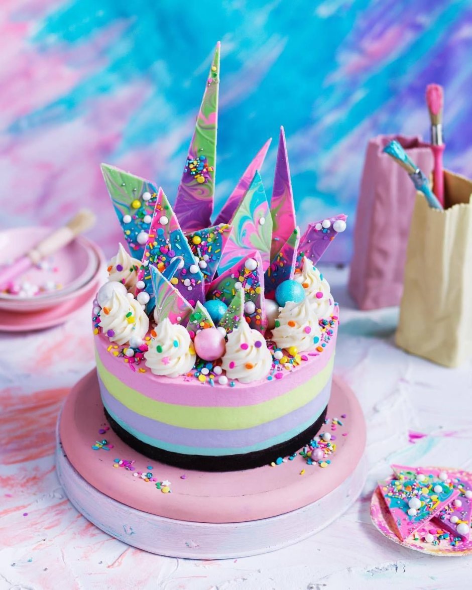 Торт для девочки 14 лет на день рождения Единорог