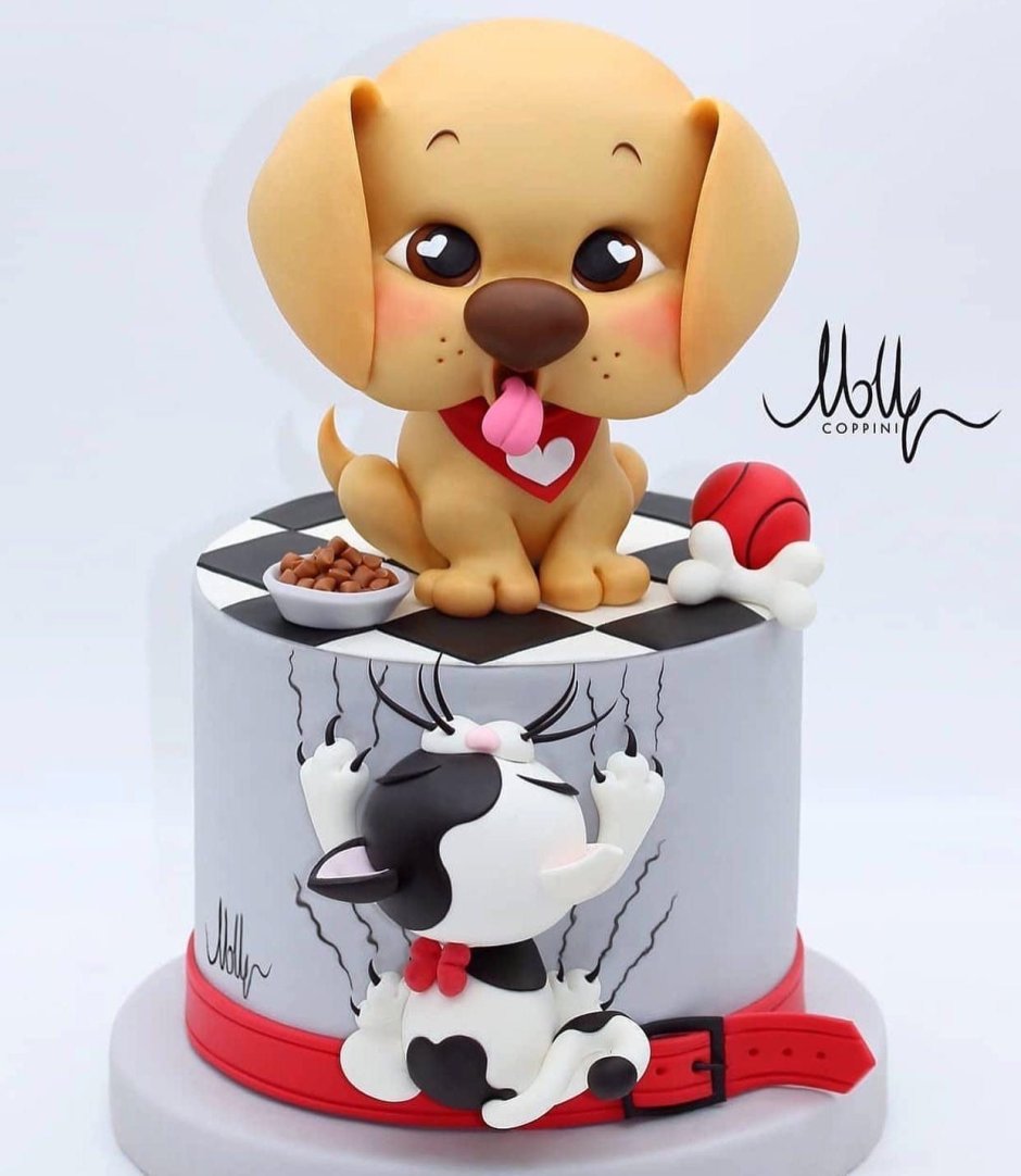 Идея тортика на день рождения собаки
