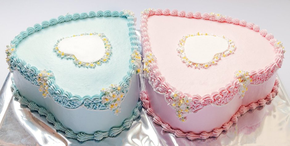 Торт на день рождения для двоих детей
