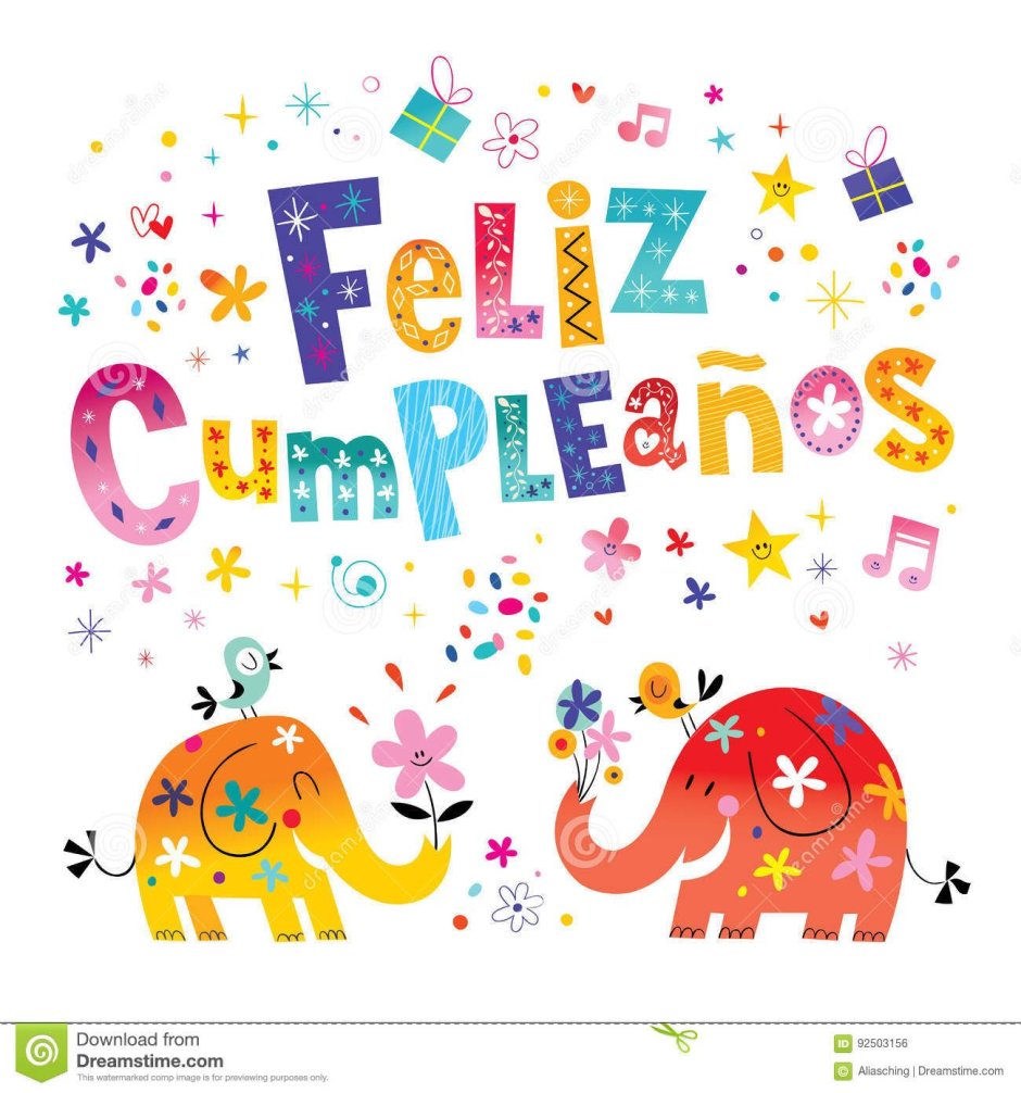 Поздравление с днем рождения на испанском
