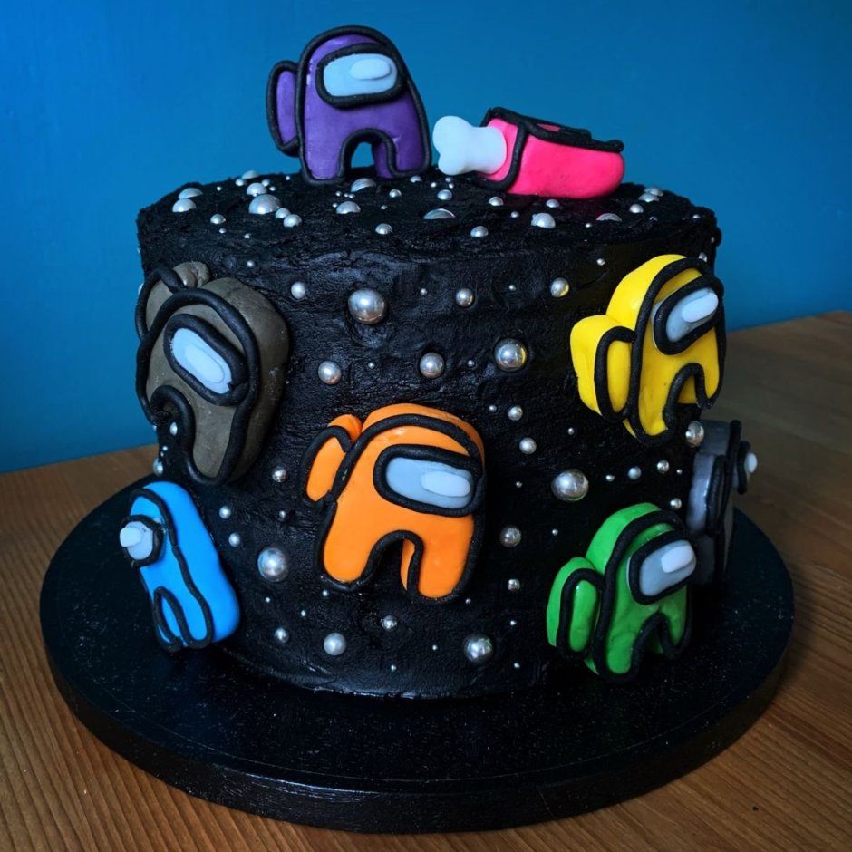 Торт для мальчика 9 лет на день рождения among us