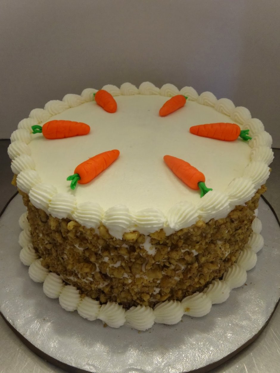Морковки для украшения торта