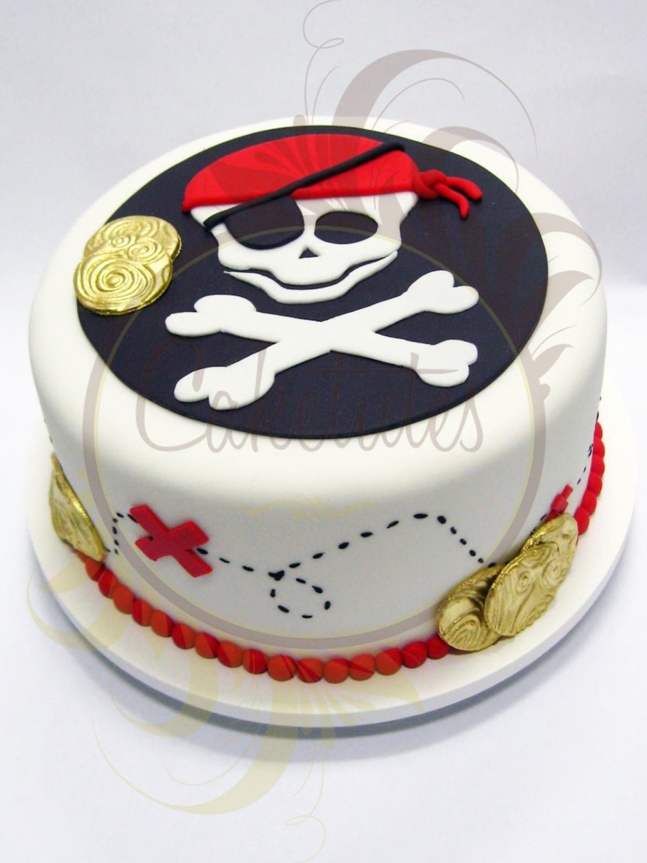 Торт в пиратском стиле