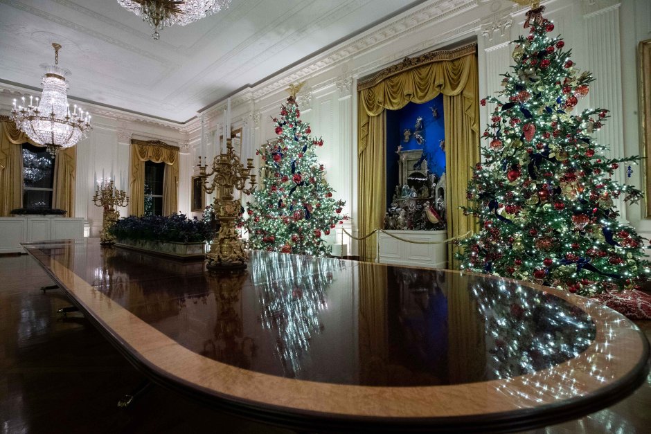 Новогодние елки Мелании Трамп