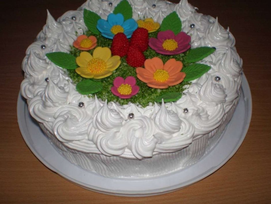 Белковый торт