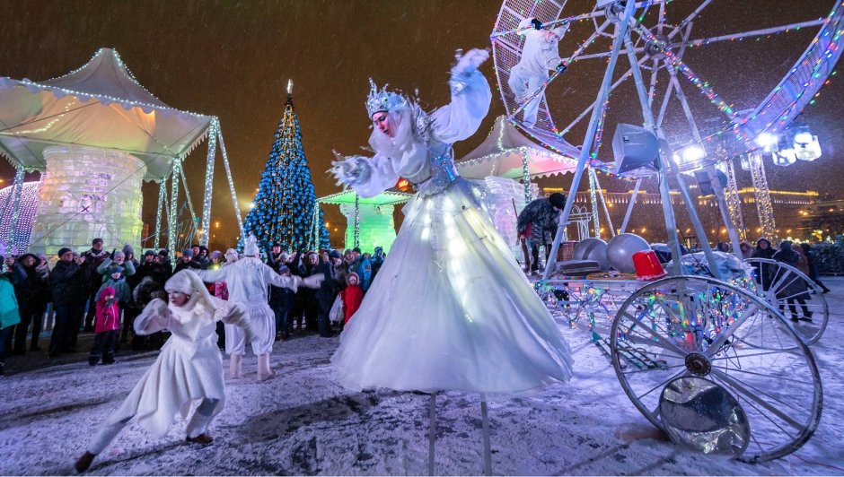 Новосибирск Новогодняя столица