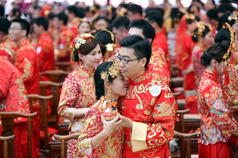 Китайская церемония семейная встреча