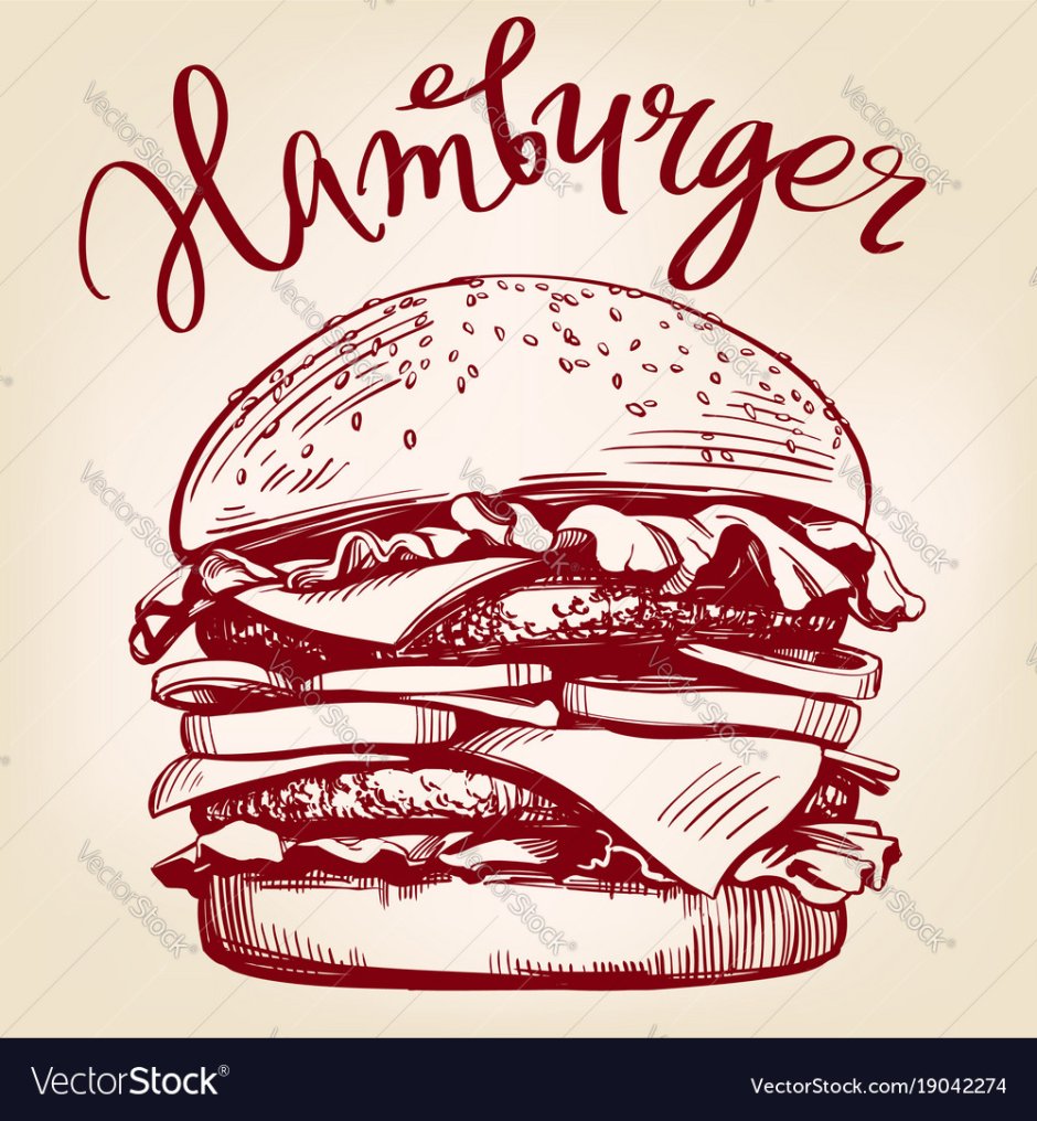 Бургер Кинг рисунок