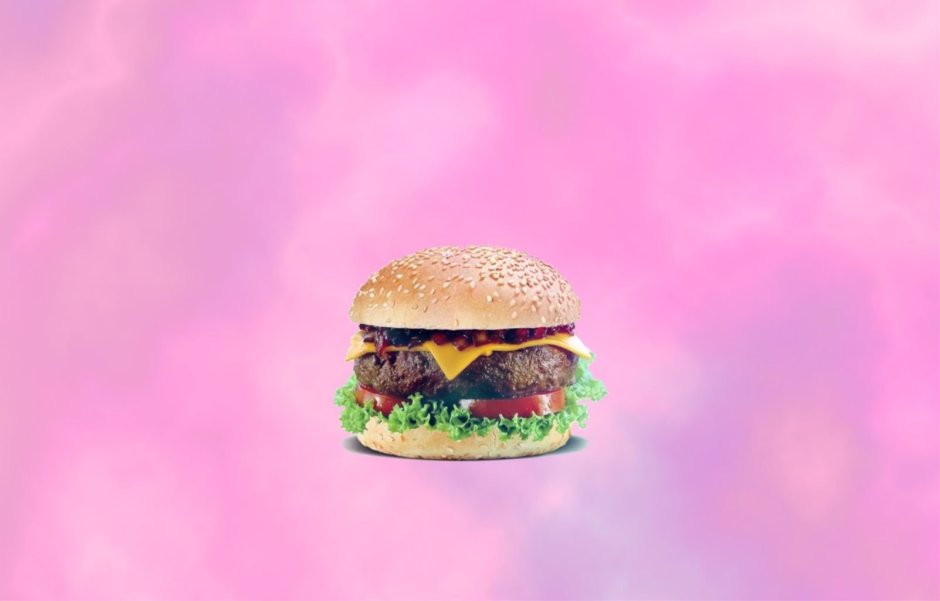 Гамбургер фаст фуд силует для фона