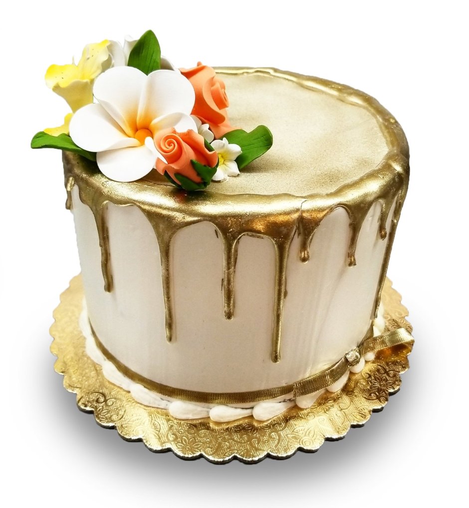 Золотой велюр для торта