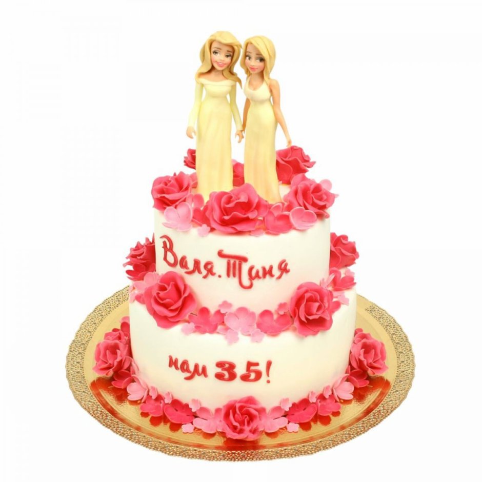 Торт для близняшек женщин