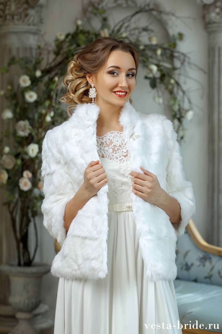 Образ невесты с пальто