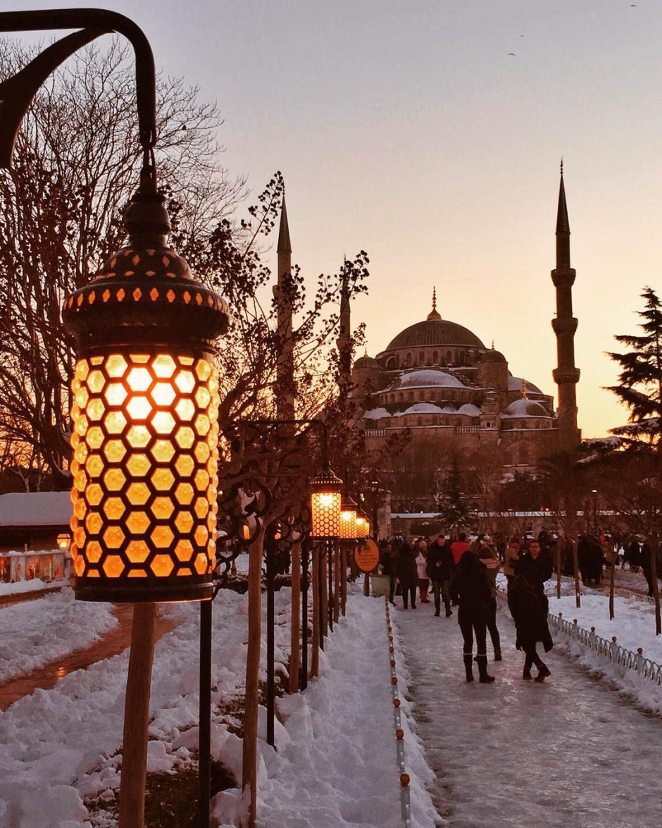 Турция Стамбул зима