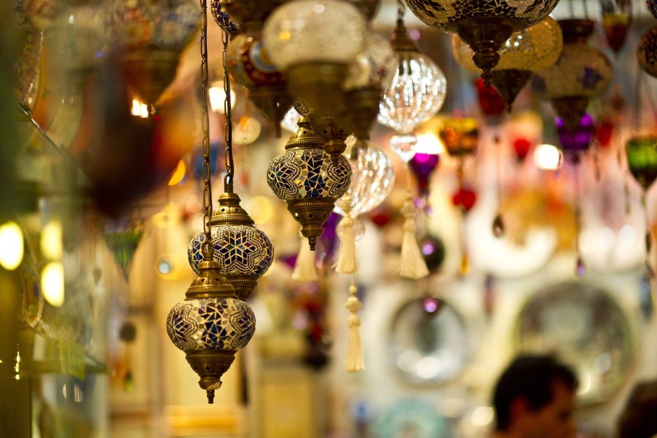 Стамбул Гранд базар лампа Аладдина
