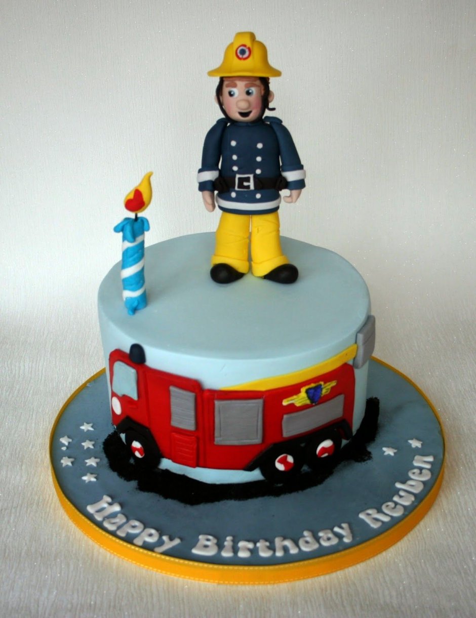 Торт мальчику 5 лет пожарный Сэм