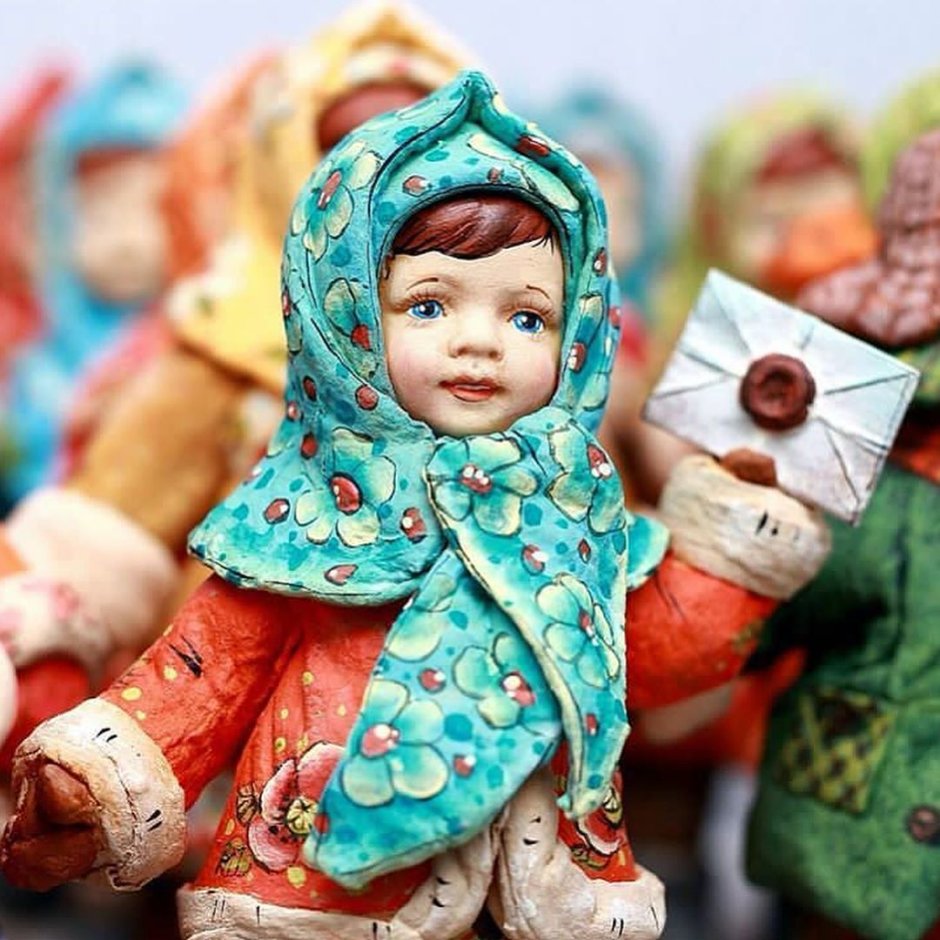 Куклы из ваты Елены Шведовой