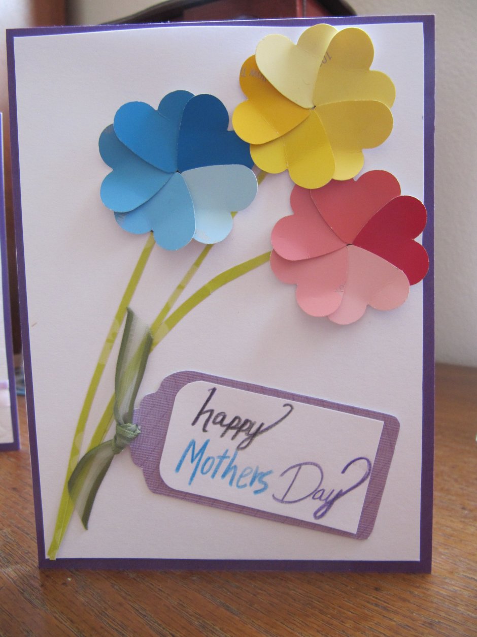 С днем матери открытки цветы