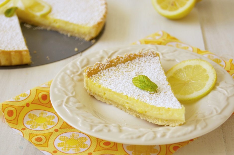 Лимонный ПП торт