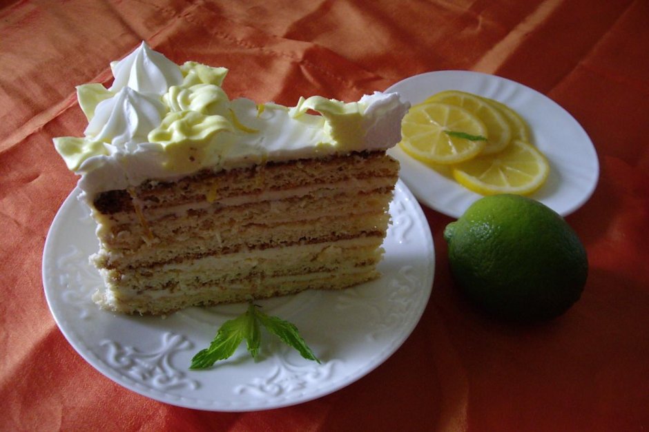 Армянский лимонный торт
