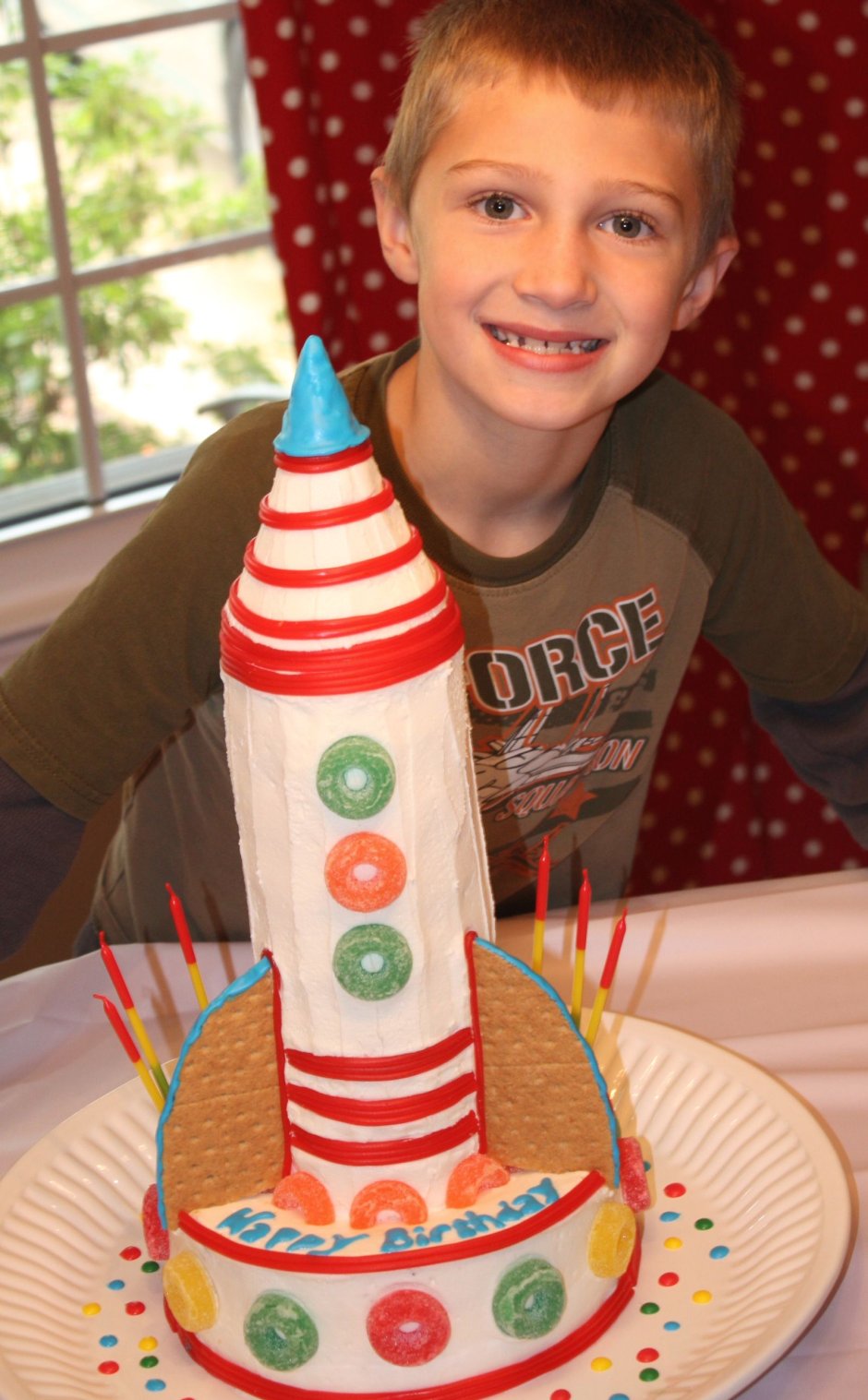 Торт в виде ракеты своими руками