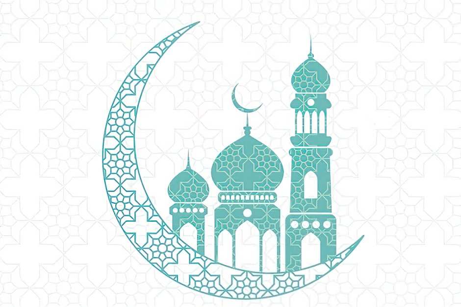 Открытка Eid al Fitr красивая