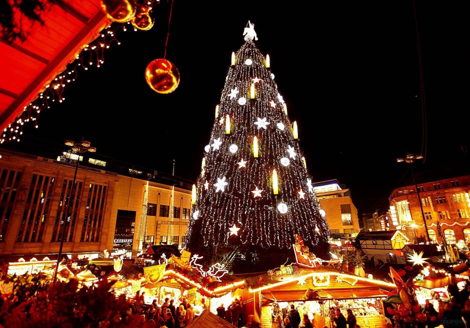 Рождественская ёлка в Дортмунде