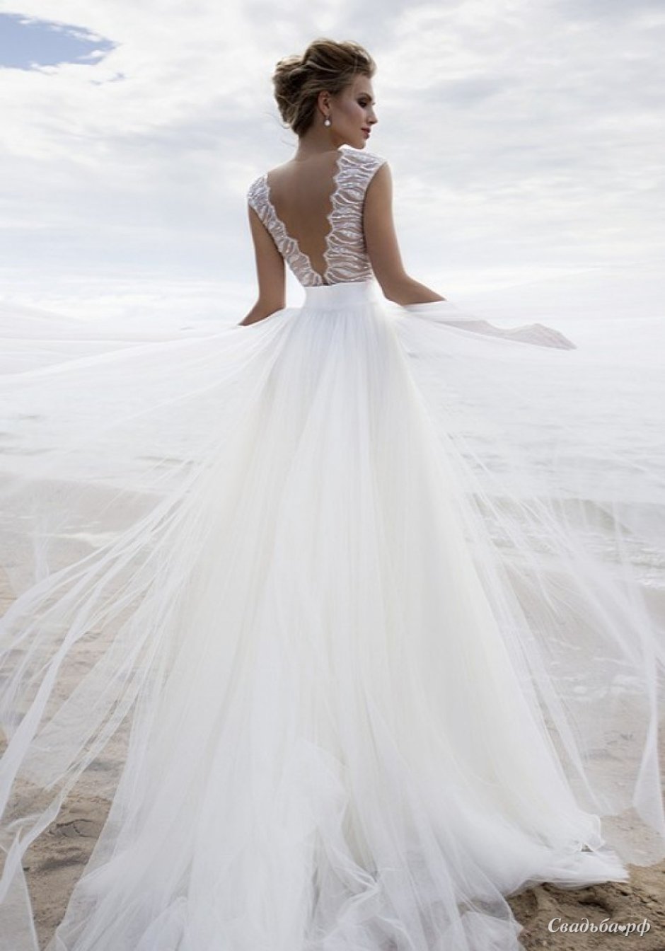 Летнее свадебное платье