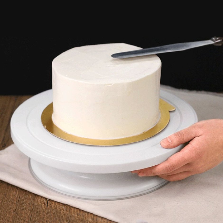 Процесс готовки торта