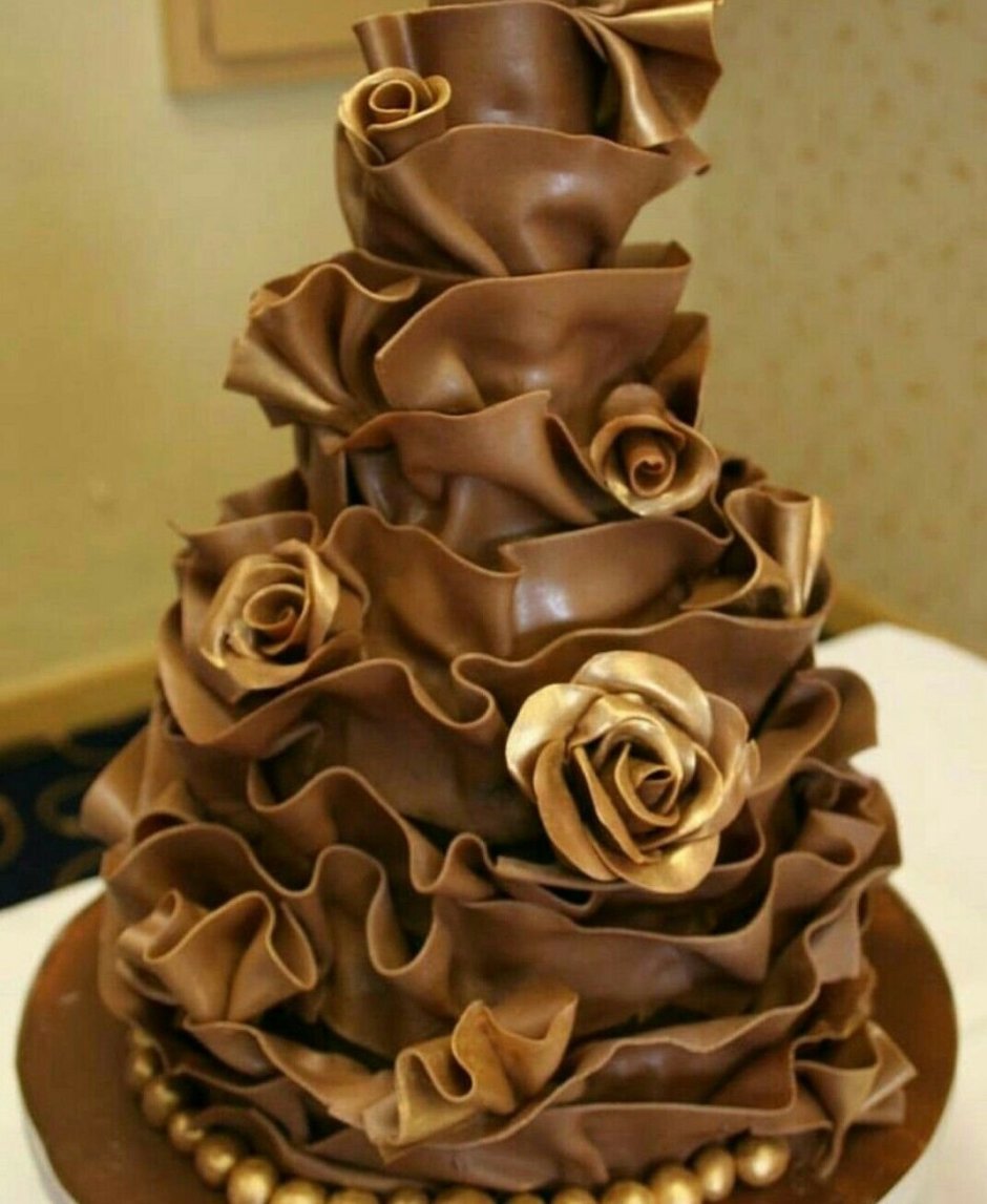 Розы из шоколада