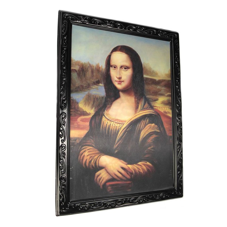 Леонардо да Винчи Мона Лиза с бровями