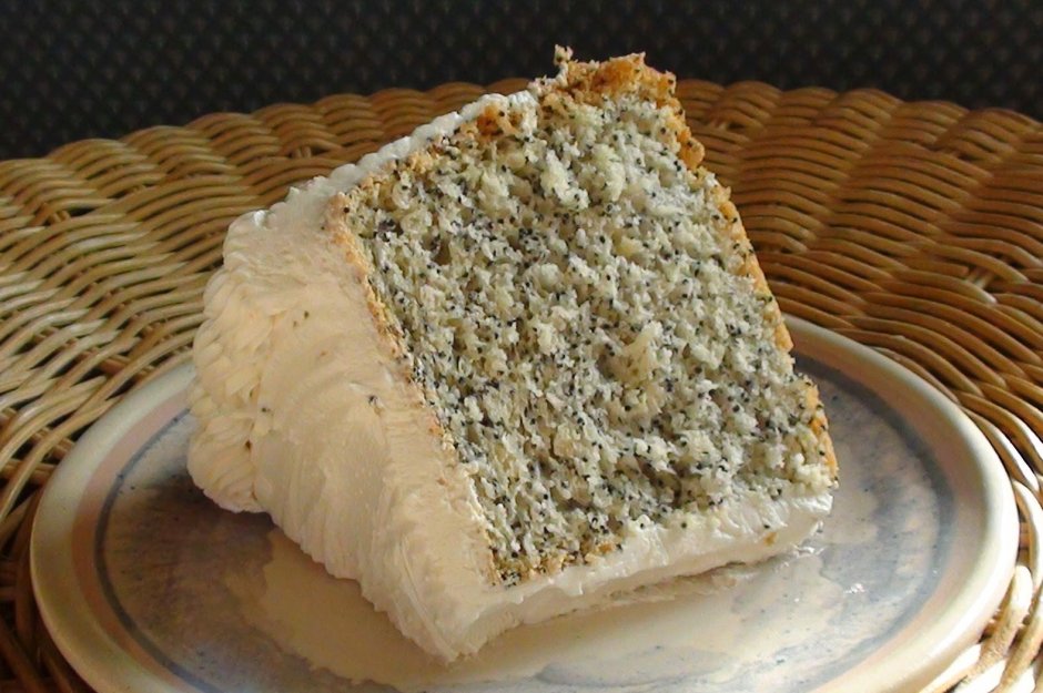 Маковый торт с желе