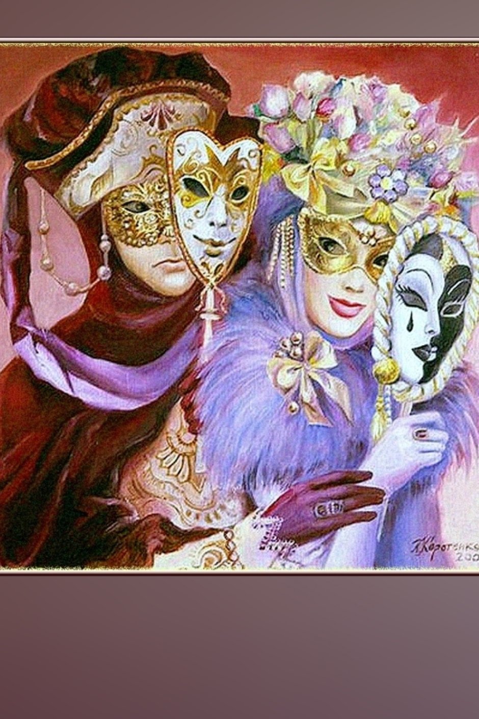 Карнавальная маска Венеция 18-19вв