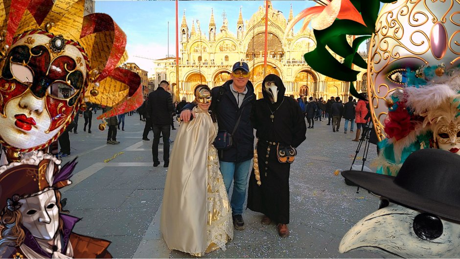 Венецианские маски символы Венеции