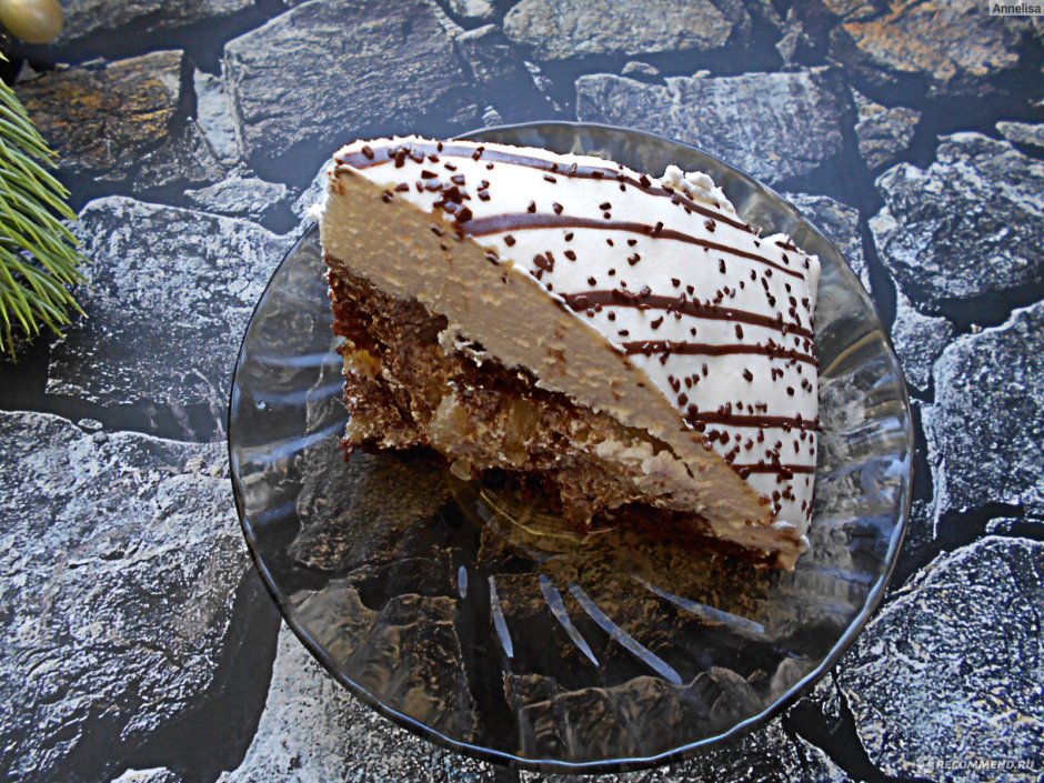 Шоколадный блинный торт Крепвиль