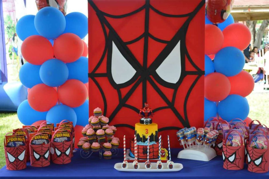 День рождения в стиле человек паук