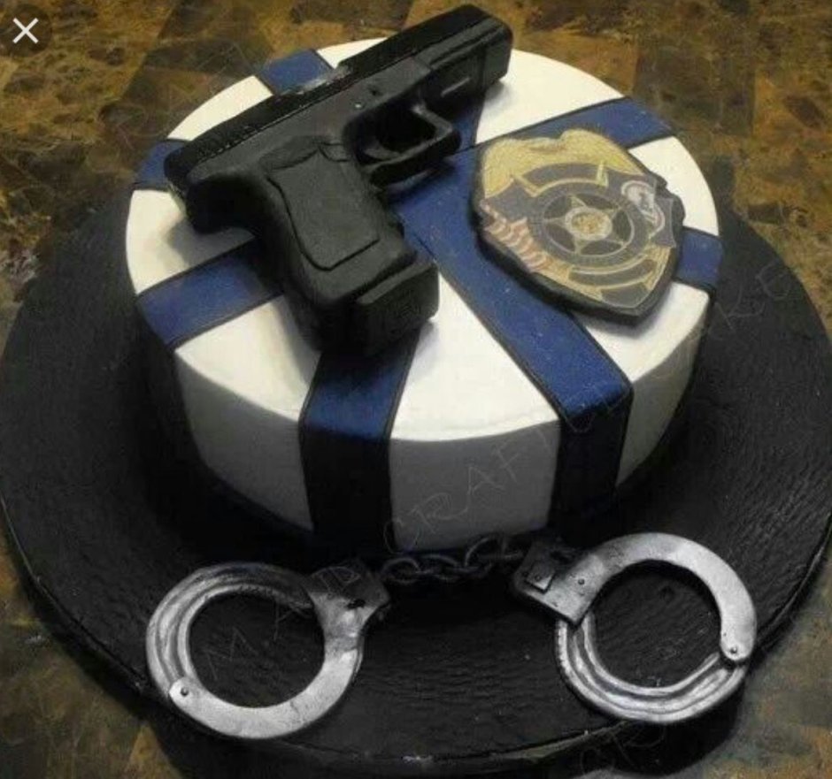 Торт для полицейского