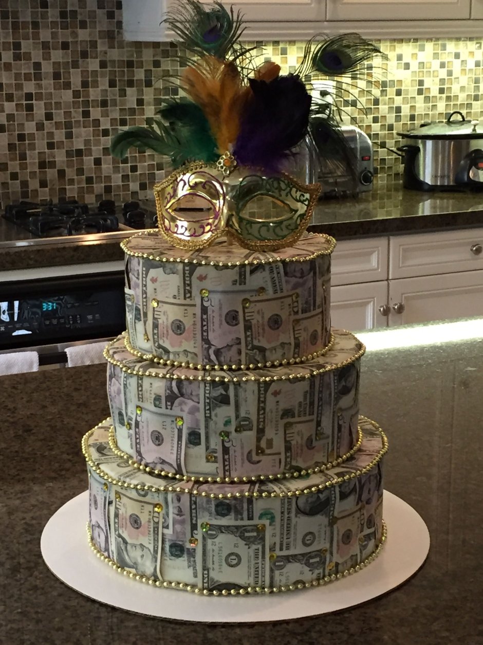 Торт из денег на свадьбу