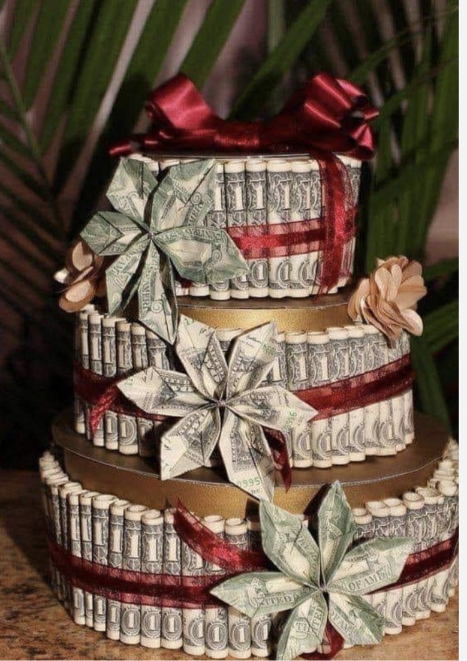 Торт с деньгами