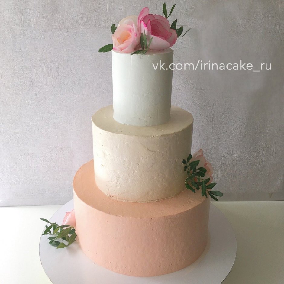 Вафельные цветы для свадебного торта