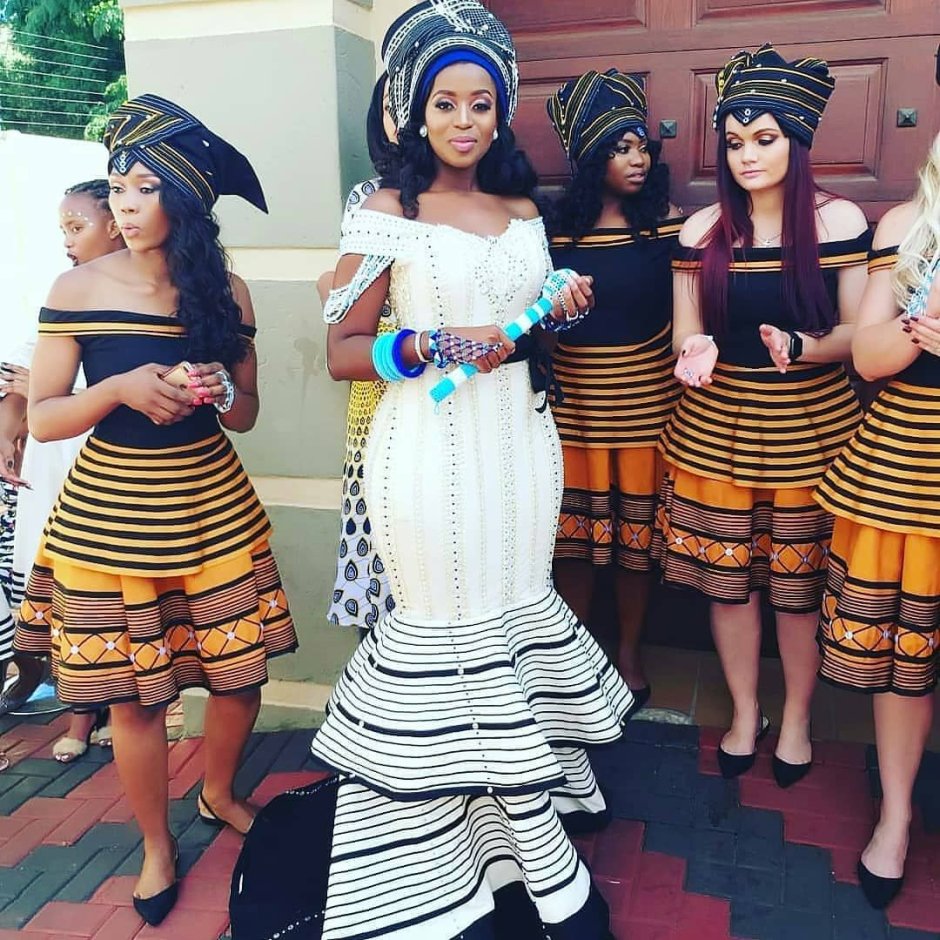 Африканский свадебный наряд