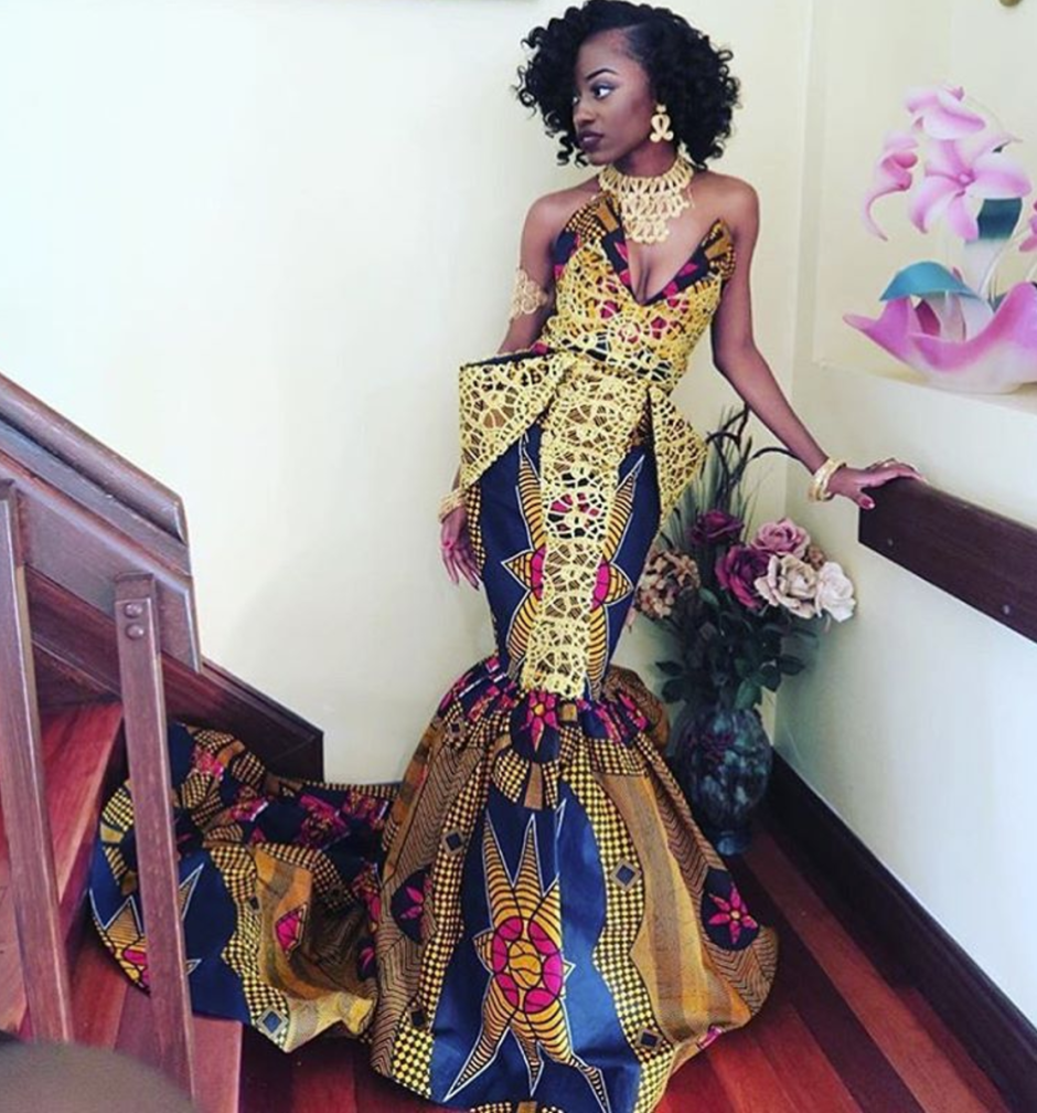 Африканское свадебное платье