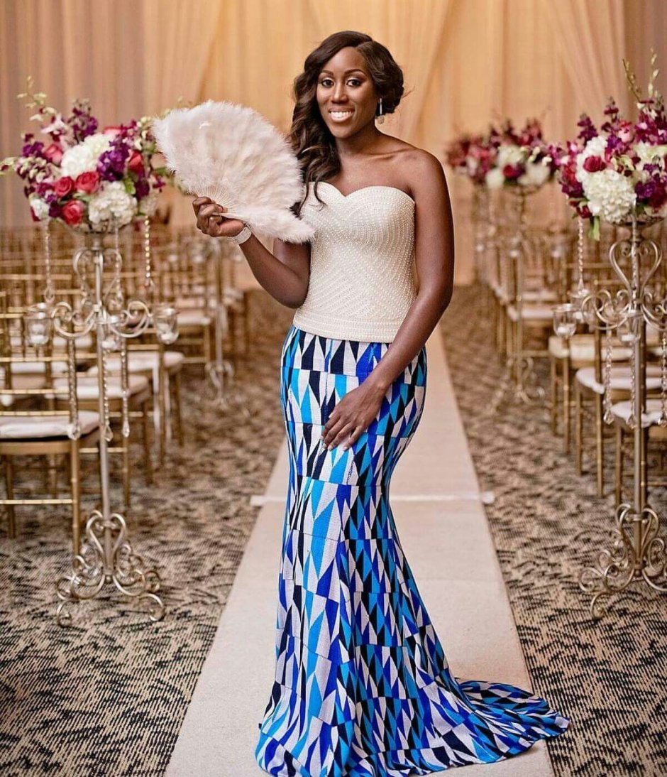 Свадебное платье в африканском стиле