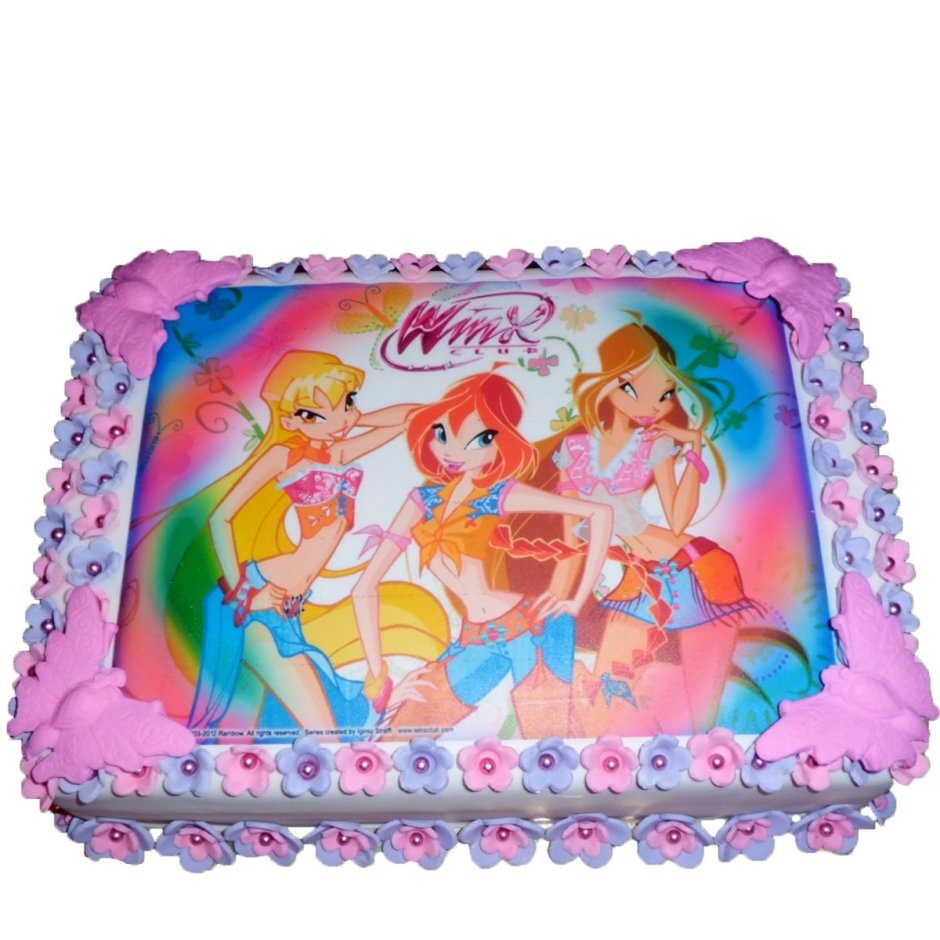 Торт для девочки на 5 лет феи Винкс